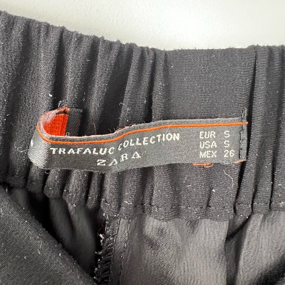 ZARA Trafaluc Collection Women's Black Wide-Leg Trousers - Size S - Picture 3 of 9